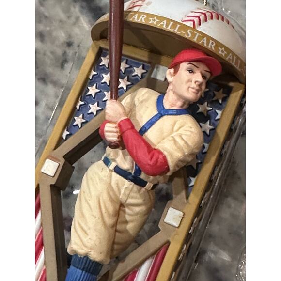 Vintage Heirloom Collection Baseball Ornament in Box Plays Take Me Out Ballgame - Picture 13 of 16